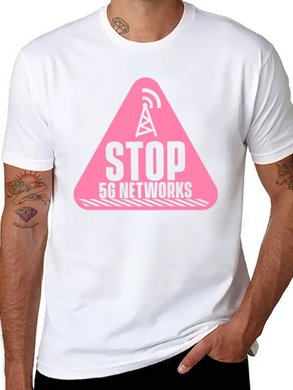 Stop 5G Networks T-Shirt Conspiracy Tee