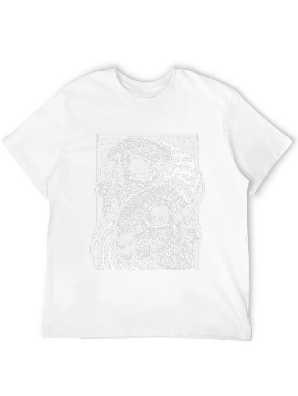 Skull American Flag Graphic Tee
