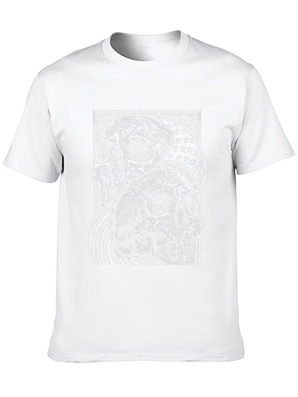Skull American Flag Graphic Tee