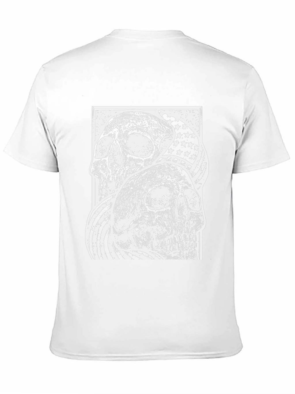 Skull American Flag Graphic Tee