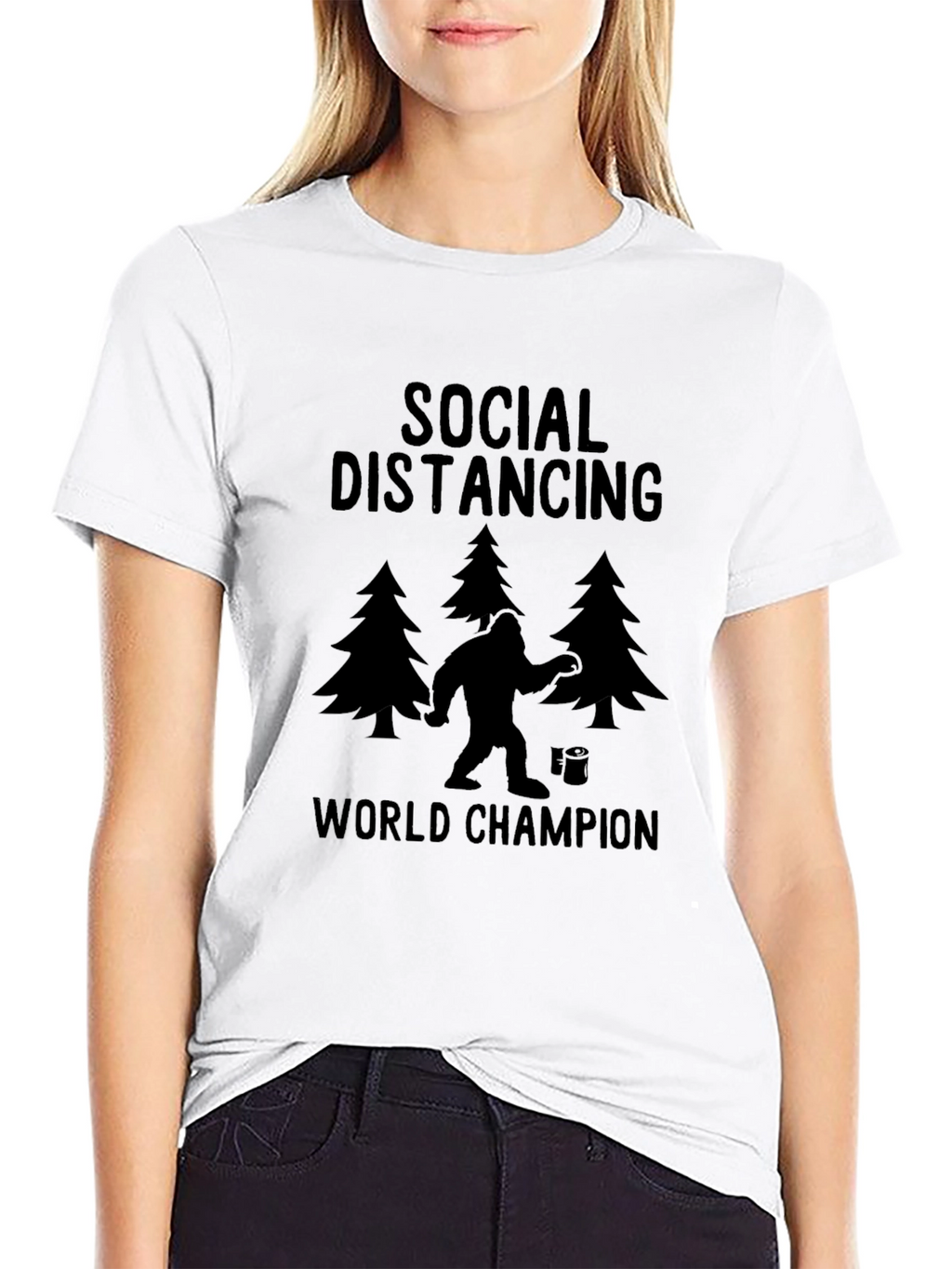 Social Distancing World Champion T-Shirt