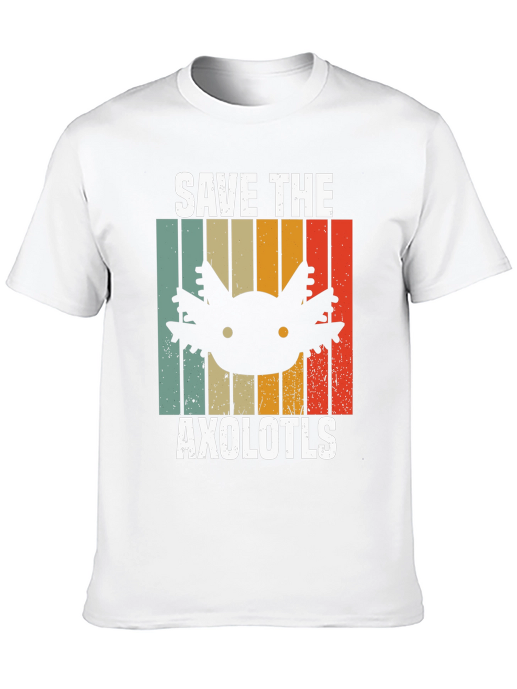 Save the Axolotls Retro T-Shirt - Unisex