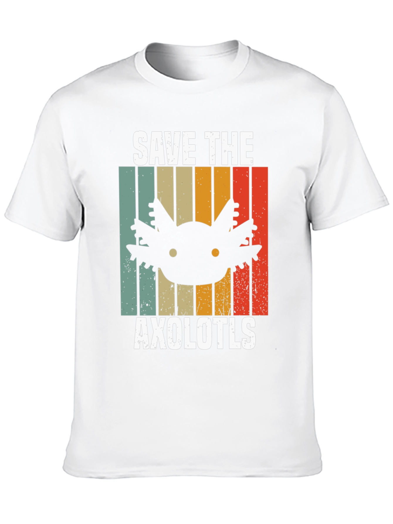 Save the Axolotls Retro T-Shirt - Unisex