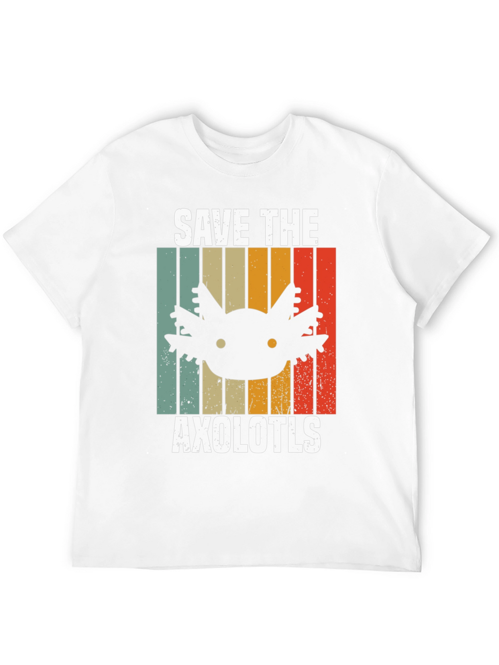 Save the Axolotls Retro T-Shirt - Unisex