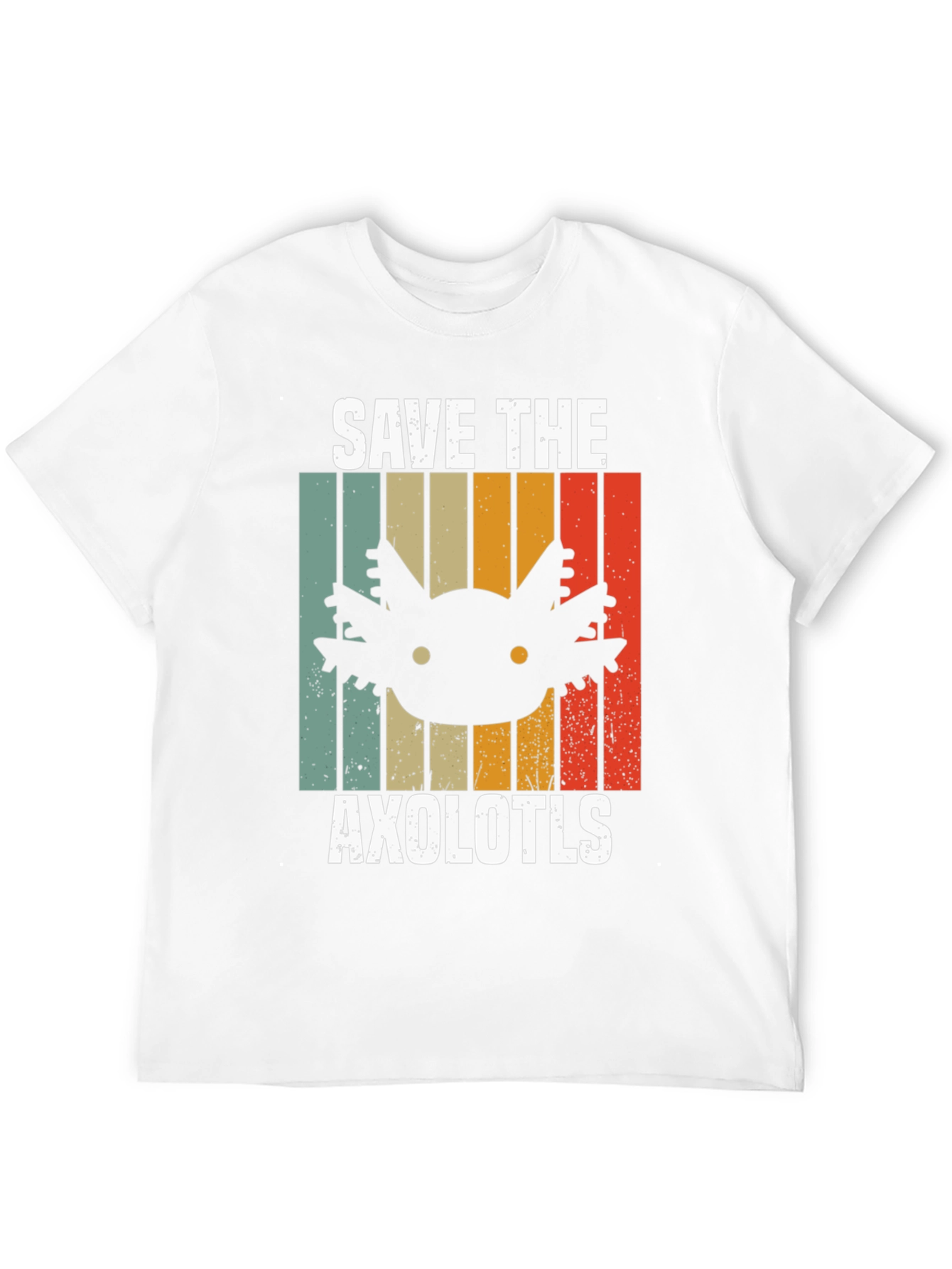 Save the Axolotls Retro T-Shirt - Unisex