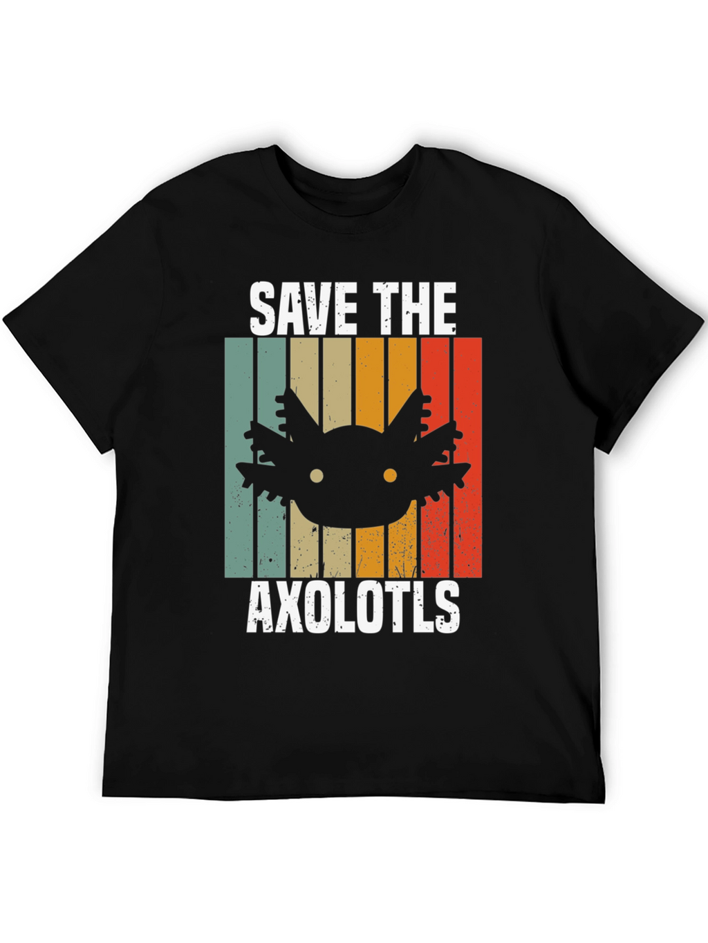 Save the Axolotls Retro T-Shirt - Unisex