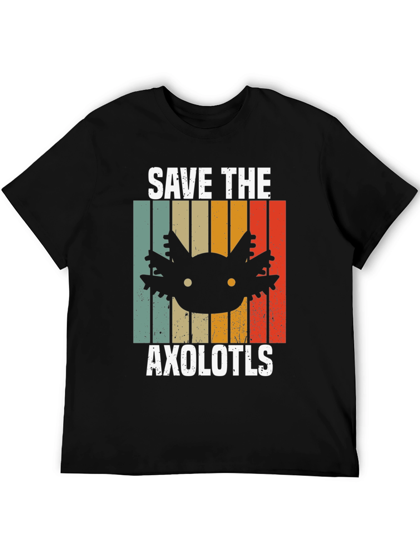 Save the Axolotls Retro T-Shirt - Unisex