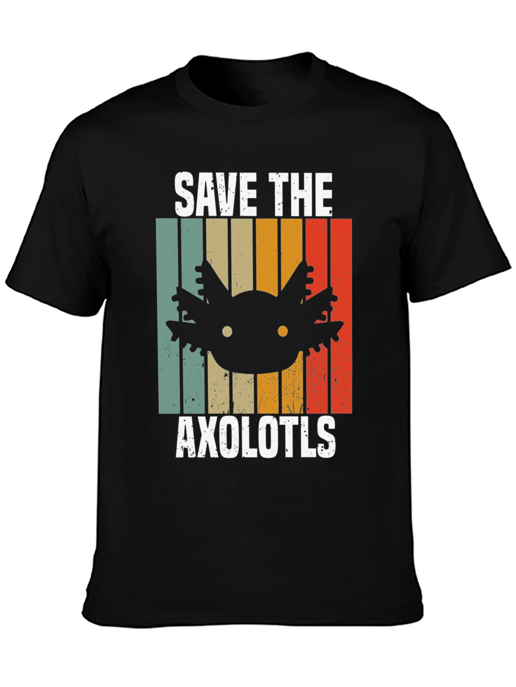 Save the Axolotls Retro T-Shirt - Unisex