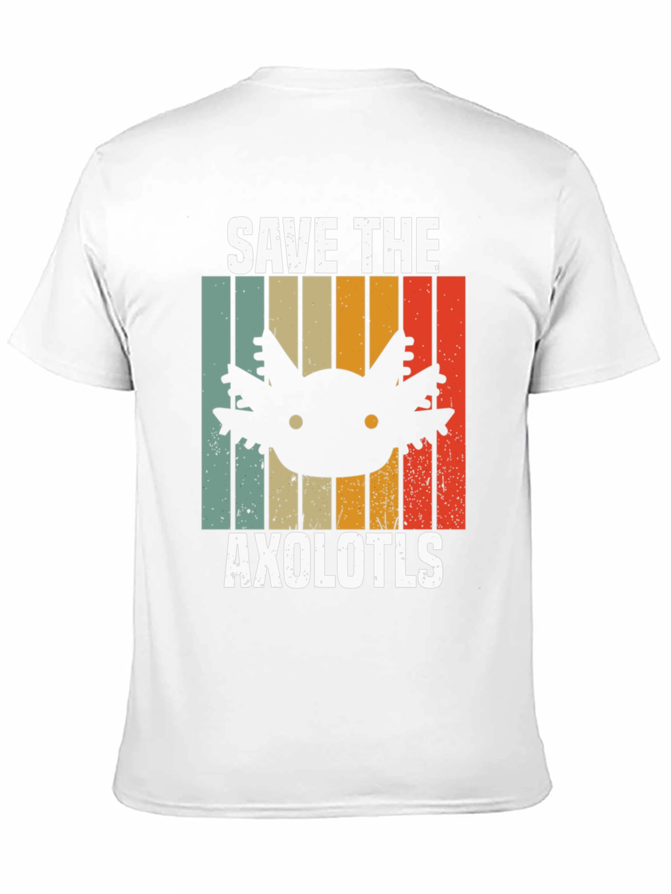 Save the Axolotls Retro T-Shirt - Unisex