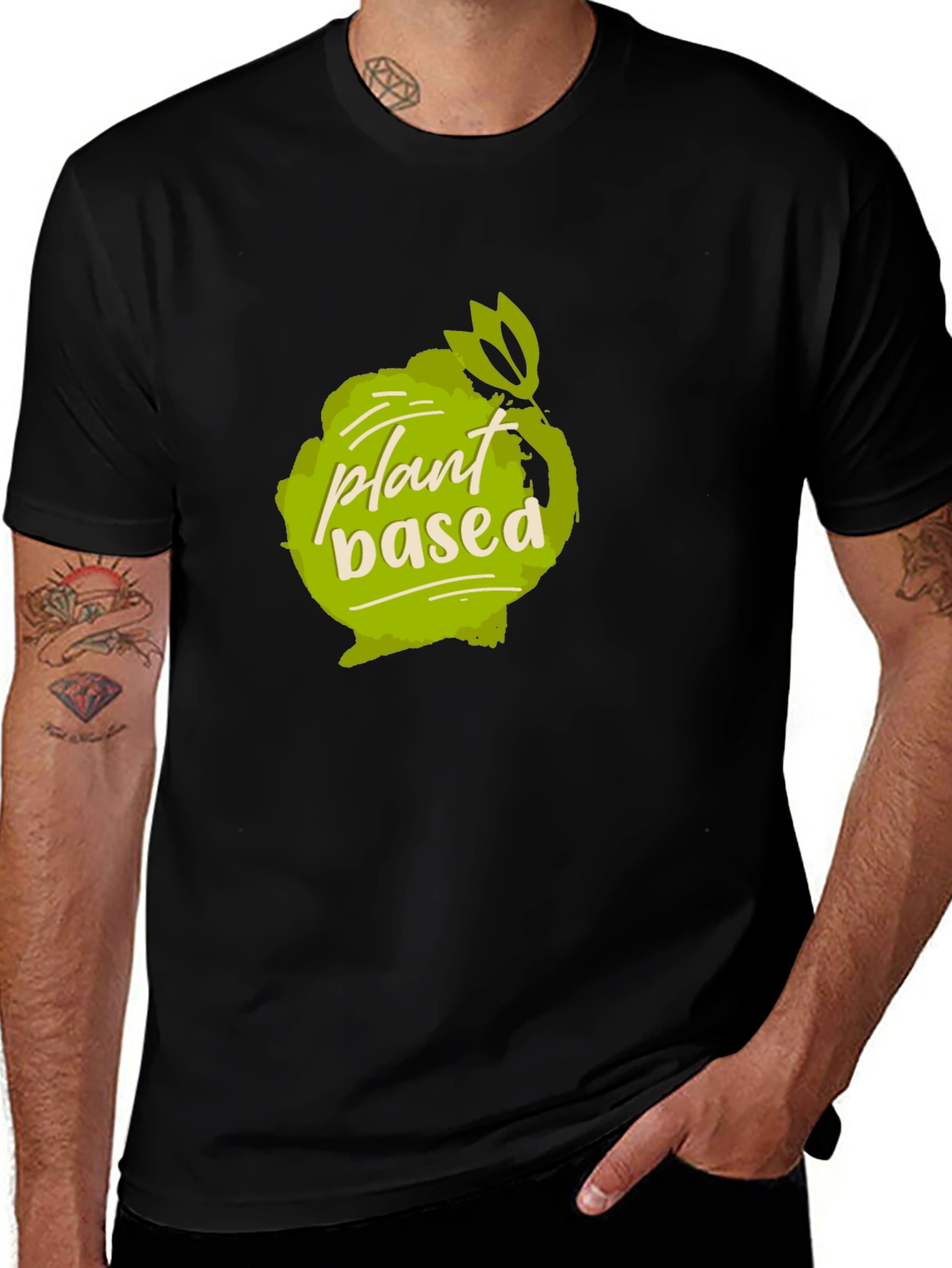 Plant Based Black T-Shirt