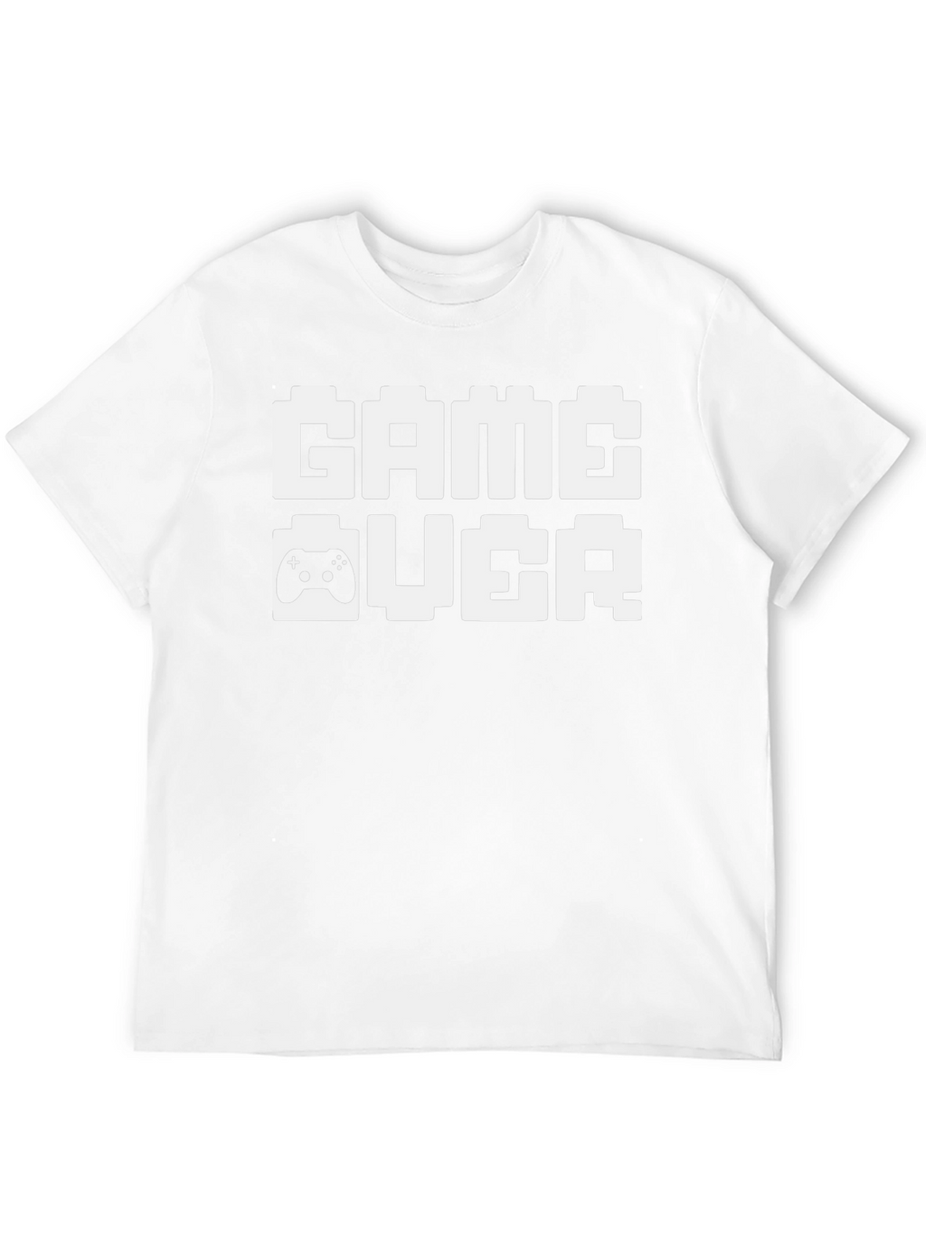 Game Over Pixel Art T-Shirt - Black