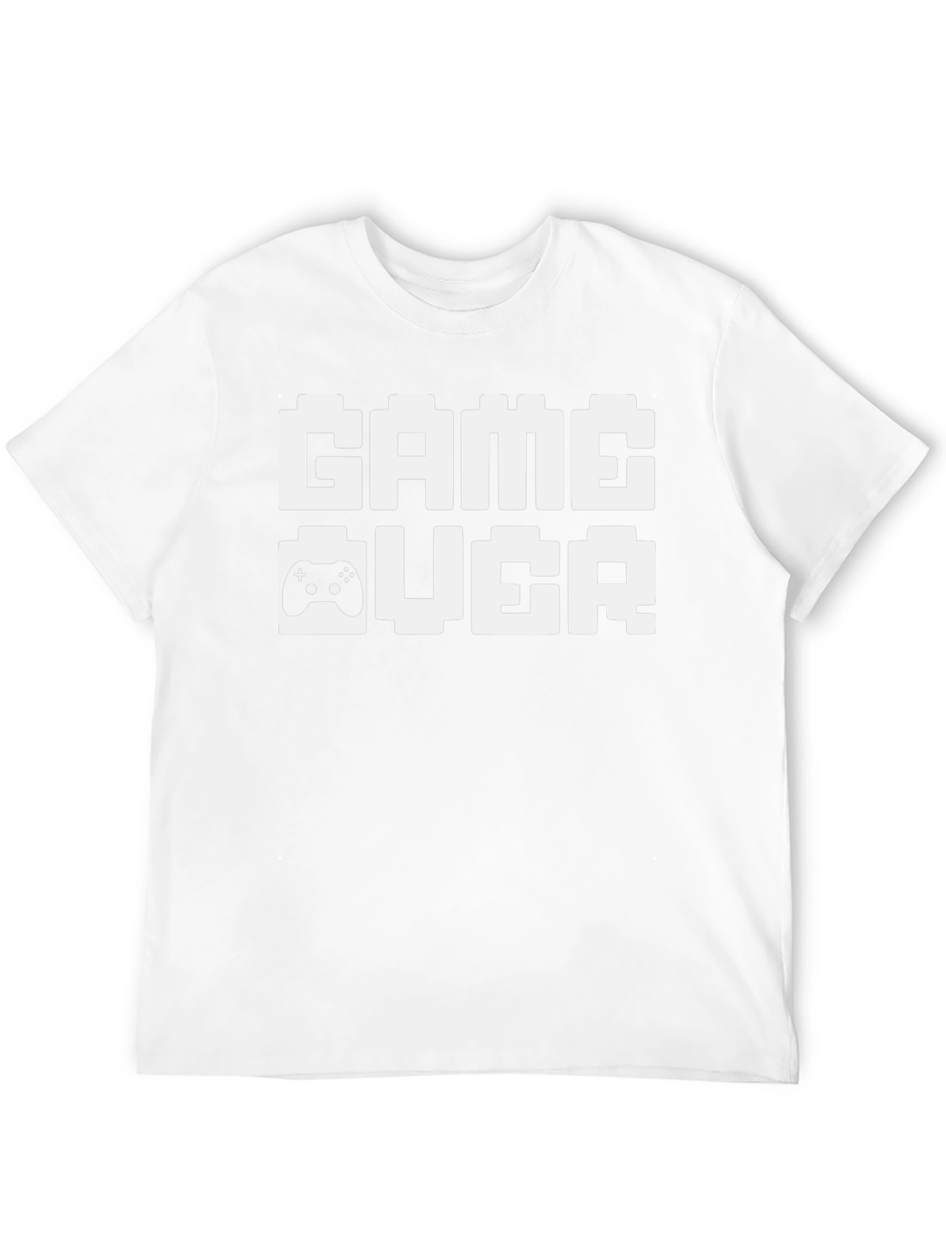Game Over Pixel Art T-Shirt - Black