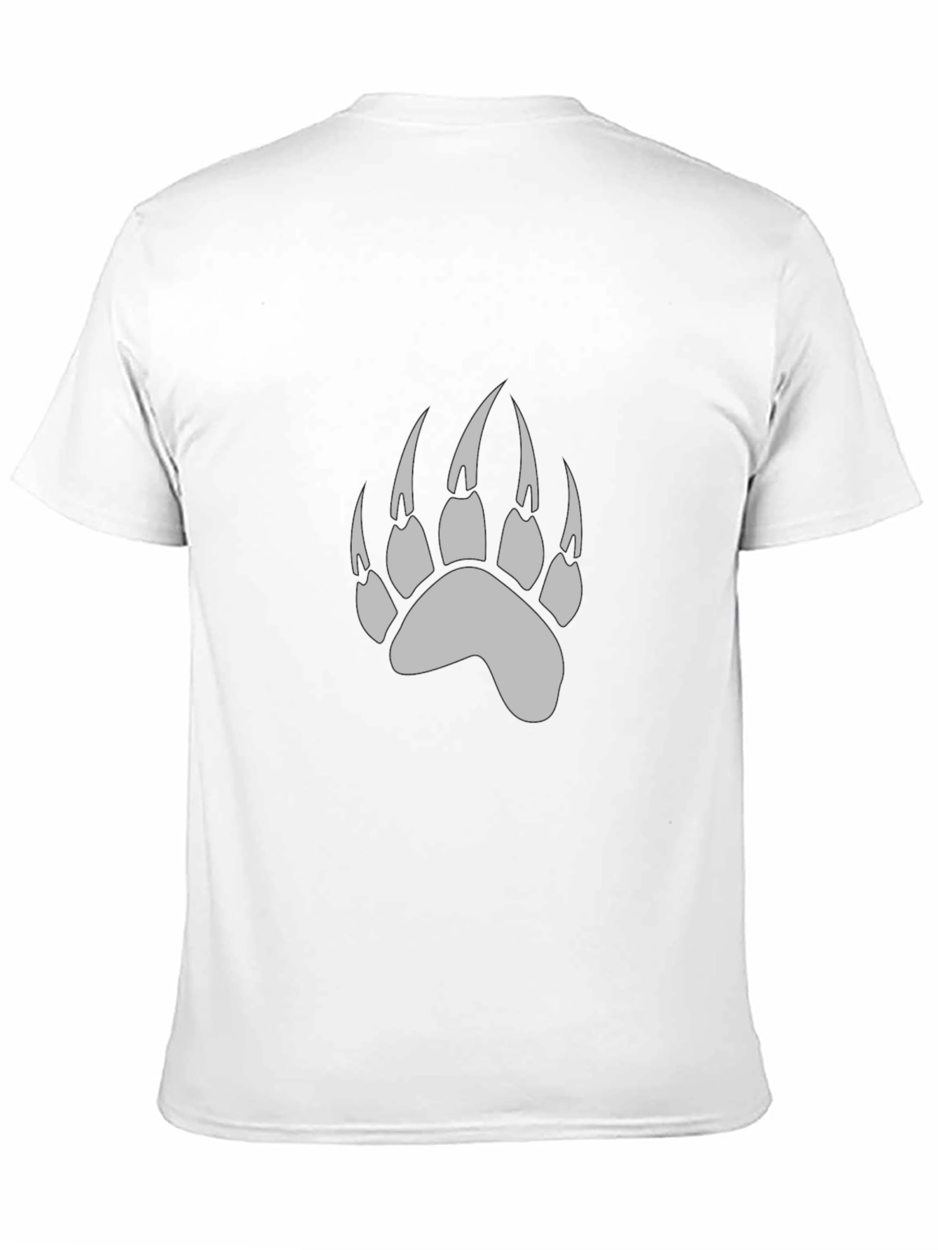 Black Bear Paw Print T-Shirt
