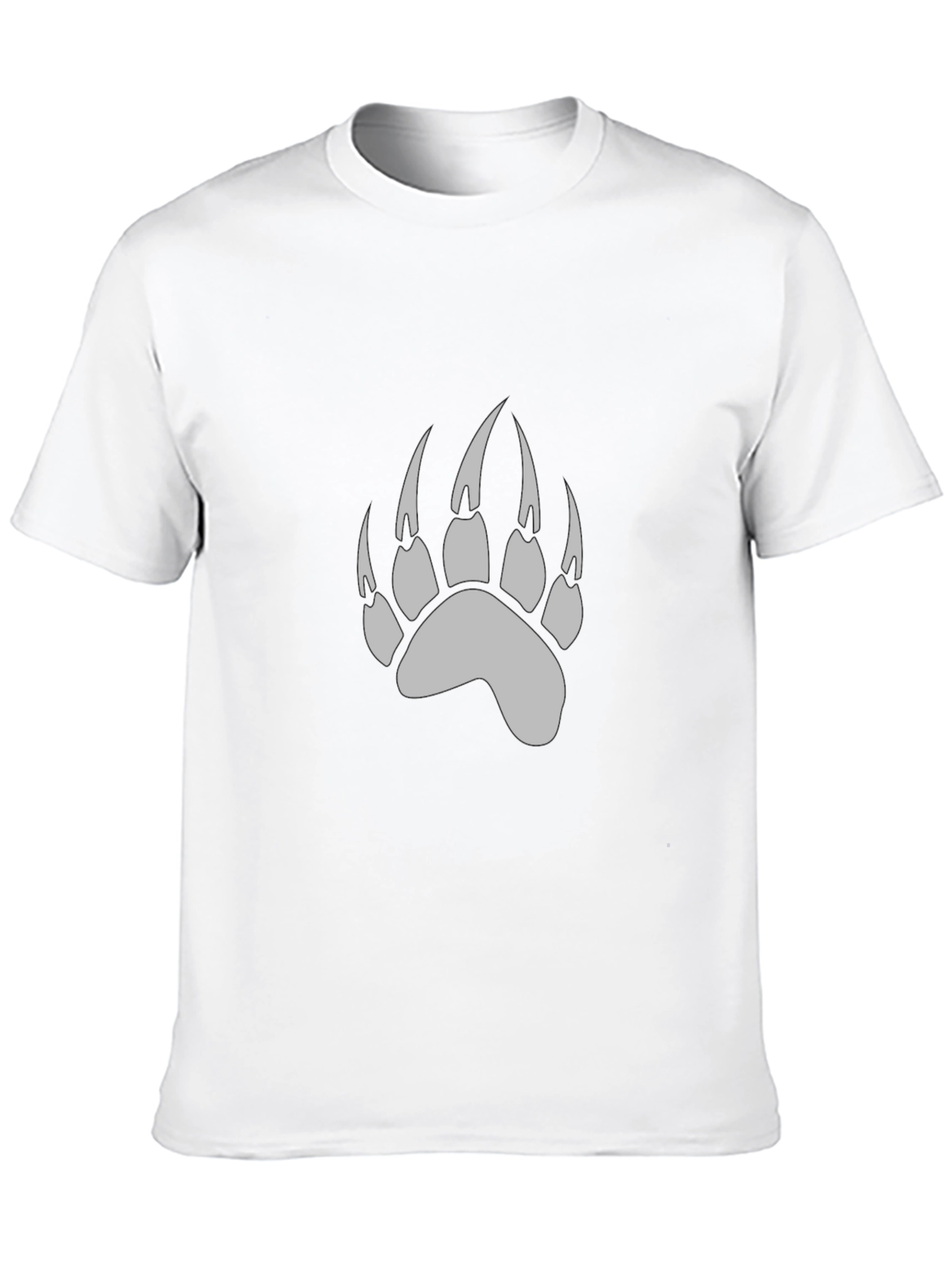 Black Bear Paw Print T-Shirt