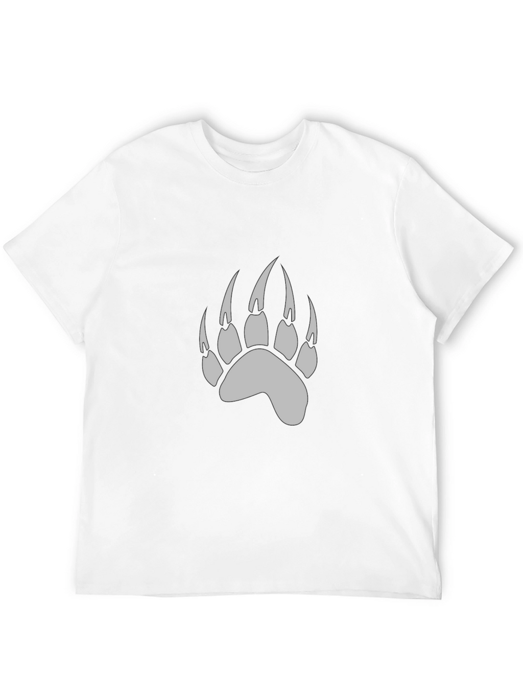 Black Bear Paw Print T-Shirt