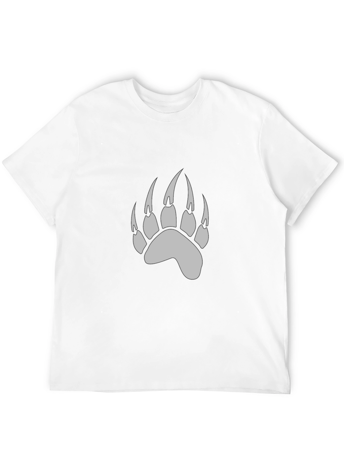 Black Bear Paw Print T-Shirt