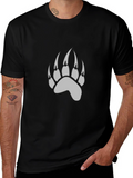 Black Bear Paw Print T-Shirt