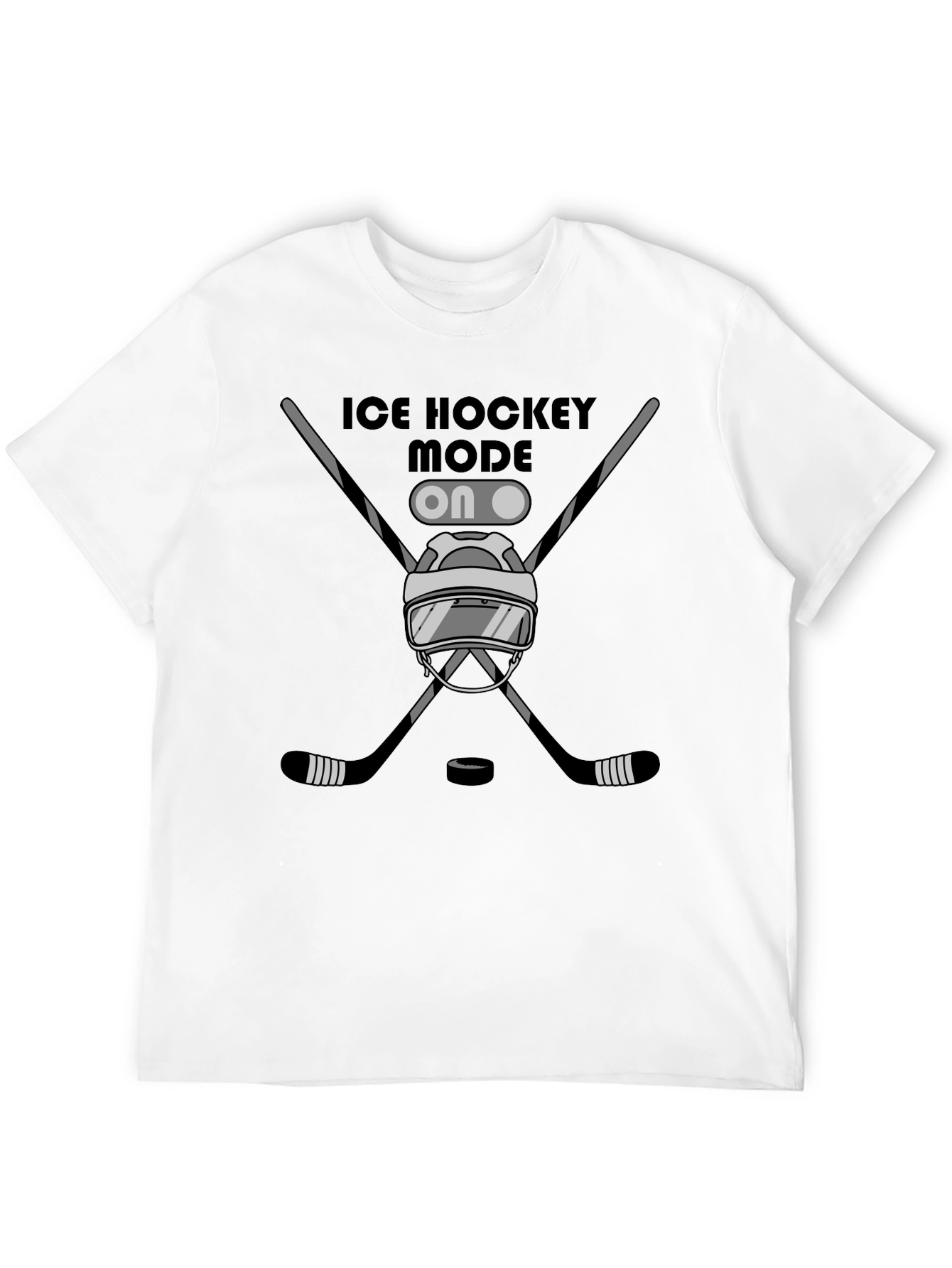 Ice Hockey Mode On Graphic Tee