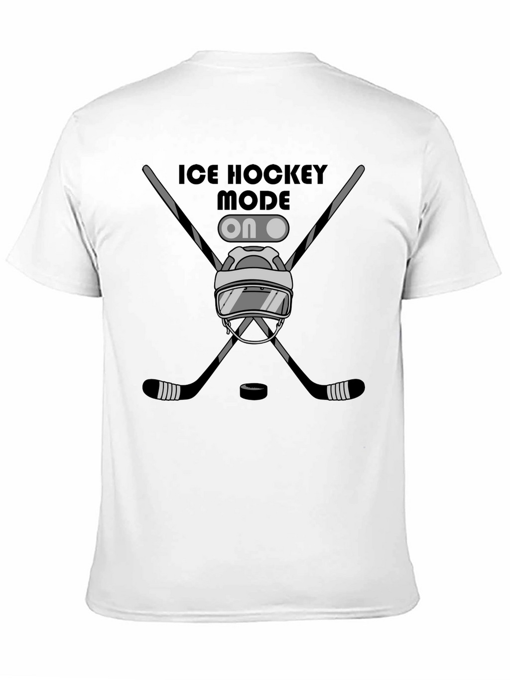 Ice Hockey Mode On Graphic Tee