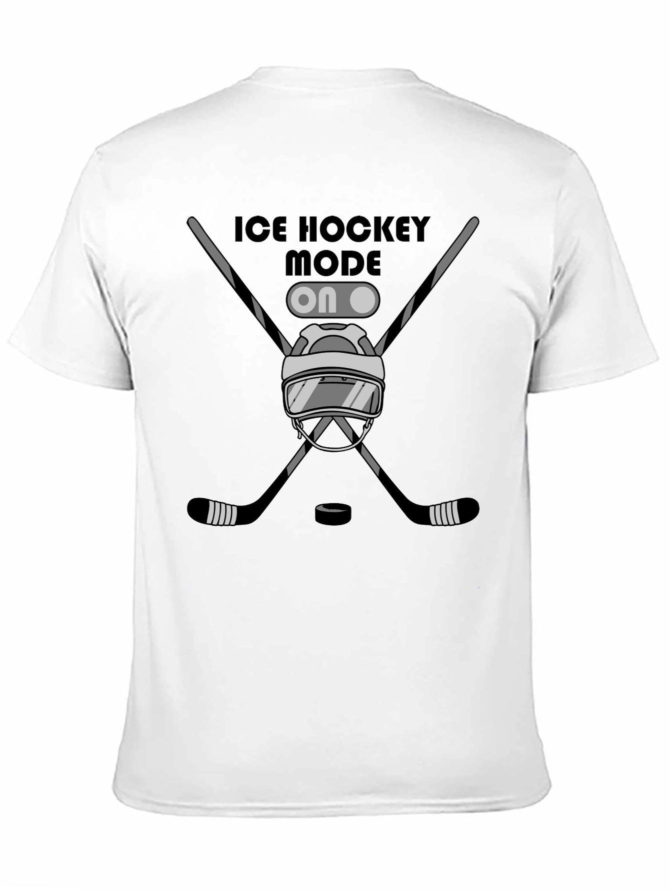 Ice Hockey Mode On Graphic Tee