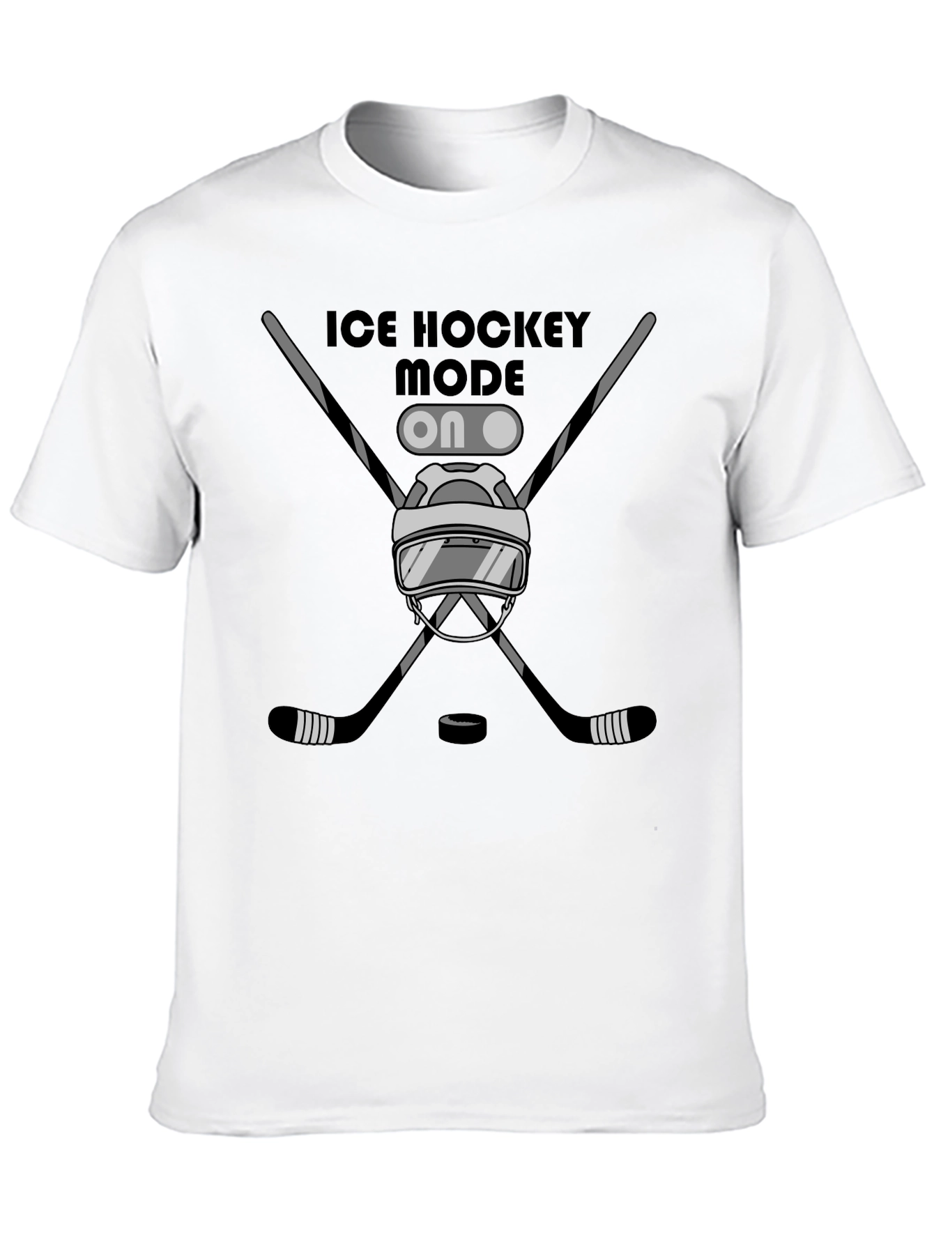 Ice Hockey Mode On Graphic Tee