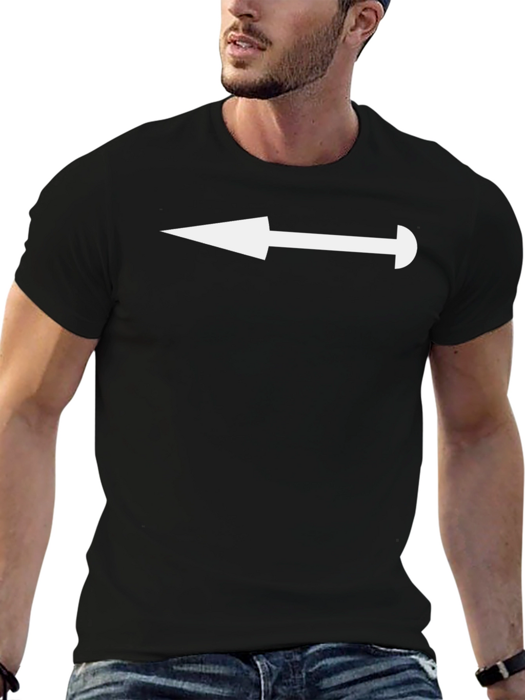 Arrow Graphic Tee - Left Direction