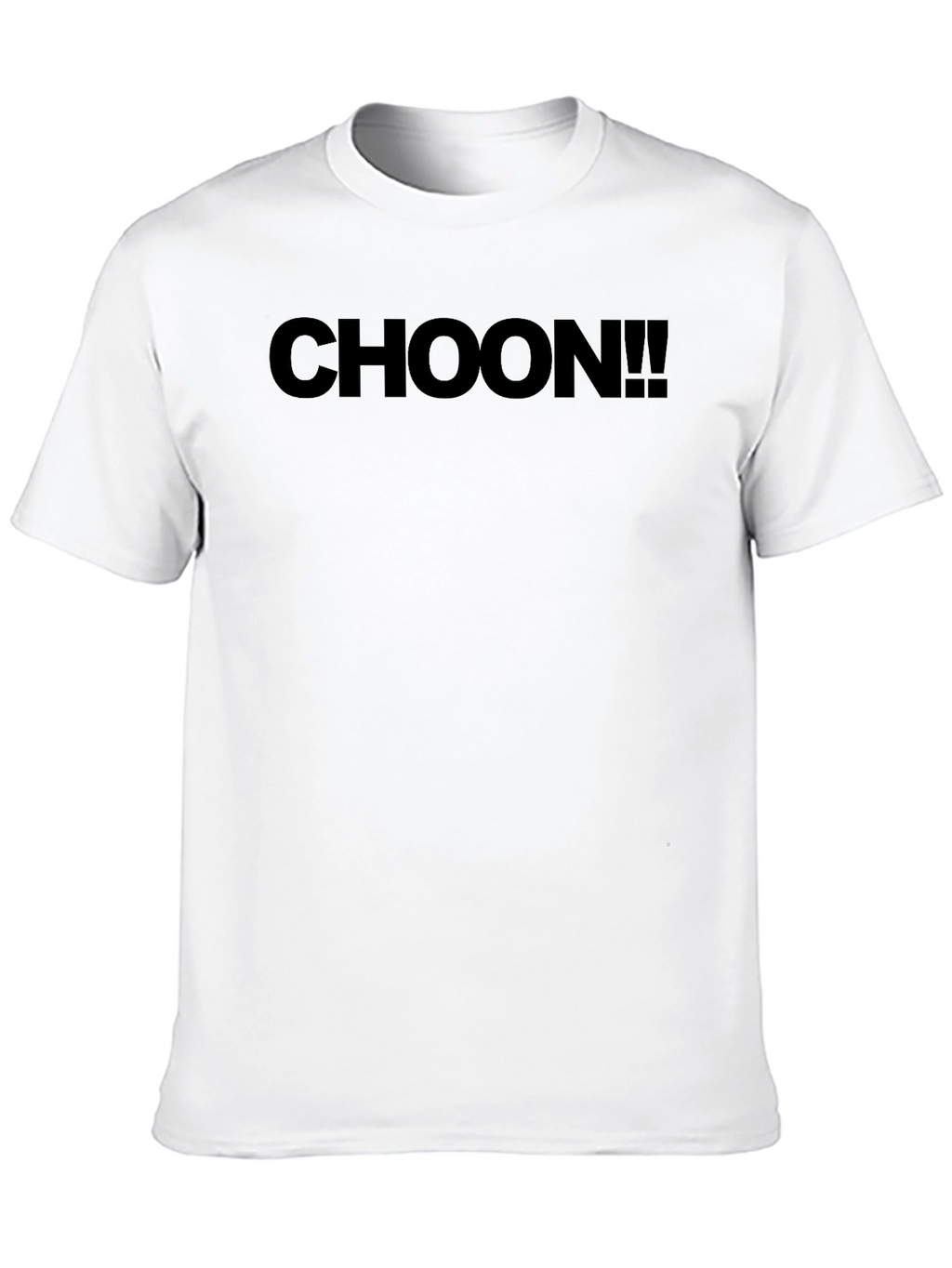 CHOON!! Black Graphic Tee - Casual Style