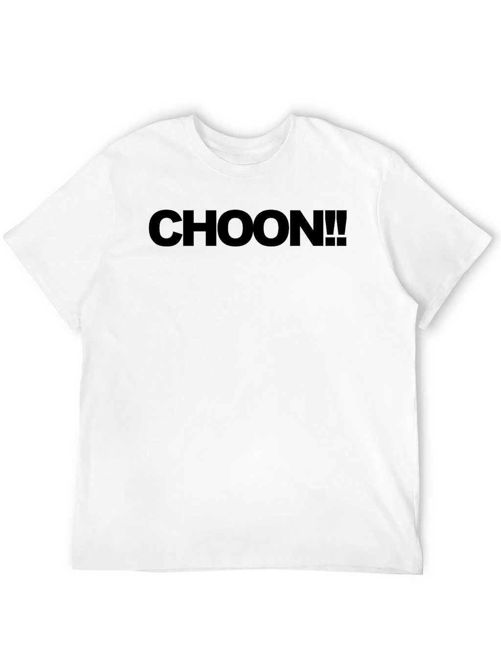 CHOON!! Black Graphic Tee - Casual Style