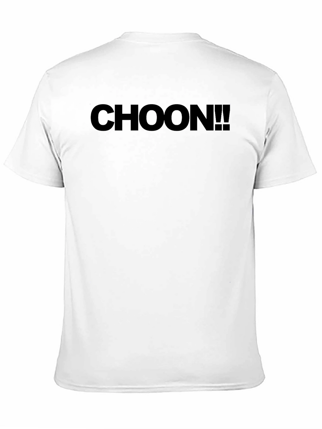 CHOON!! Black Graphic Tee - Casual Style