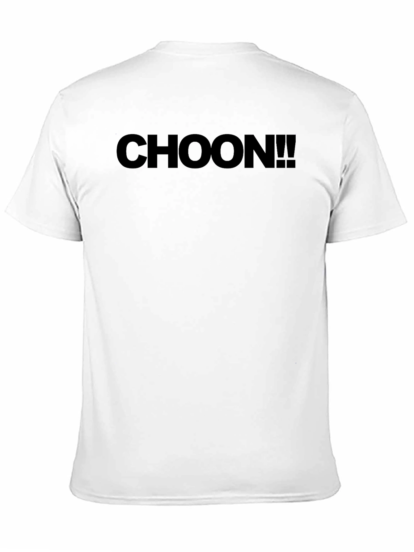CHOON!! Black Graphic Tee - Casual Style