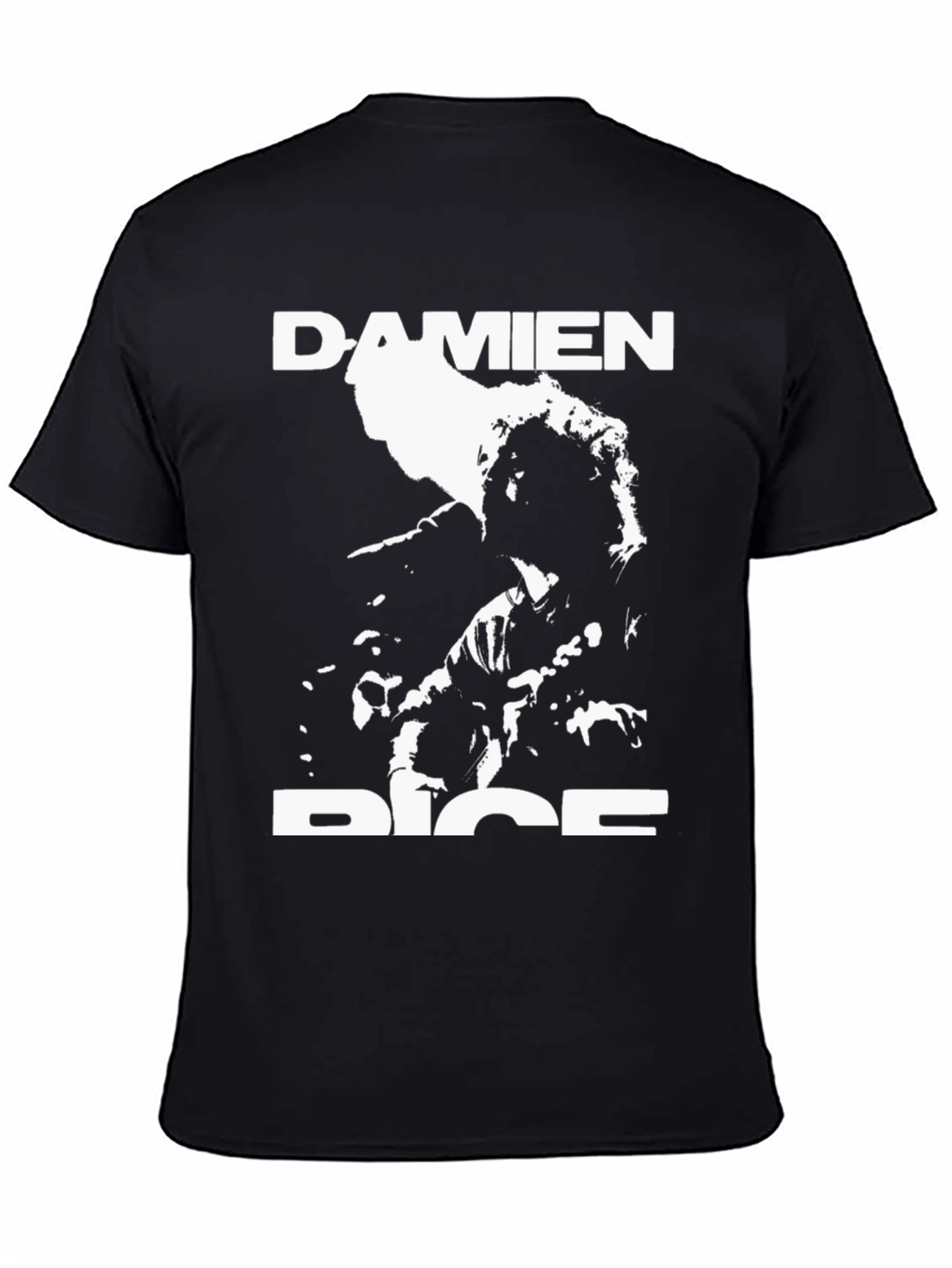Damien Rice Black Graphic Tee - Music Fan Apparel
