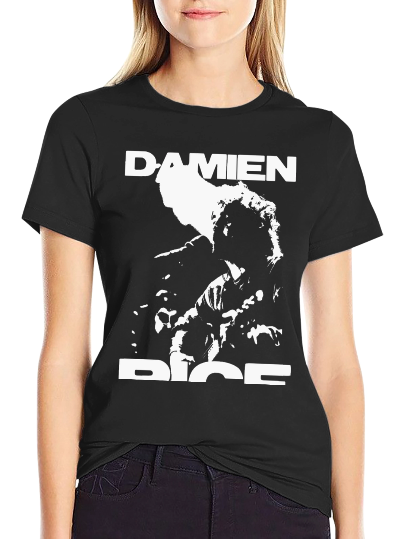 Damien Rice Black Graphic Tee - Music Fan Apparel