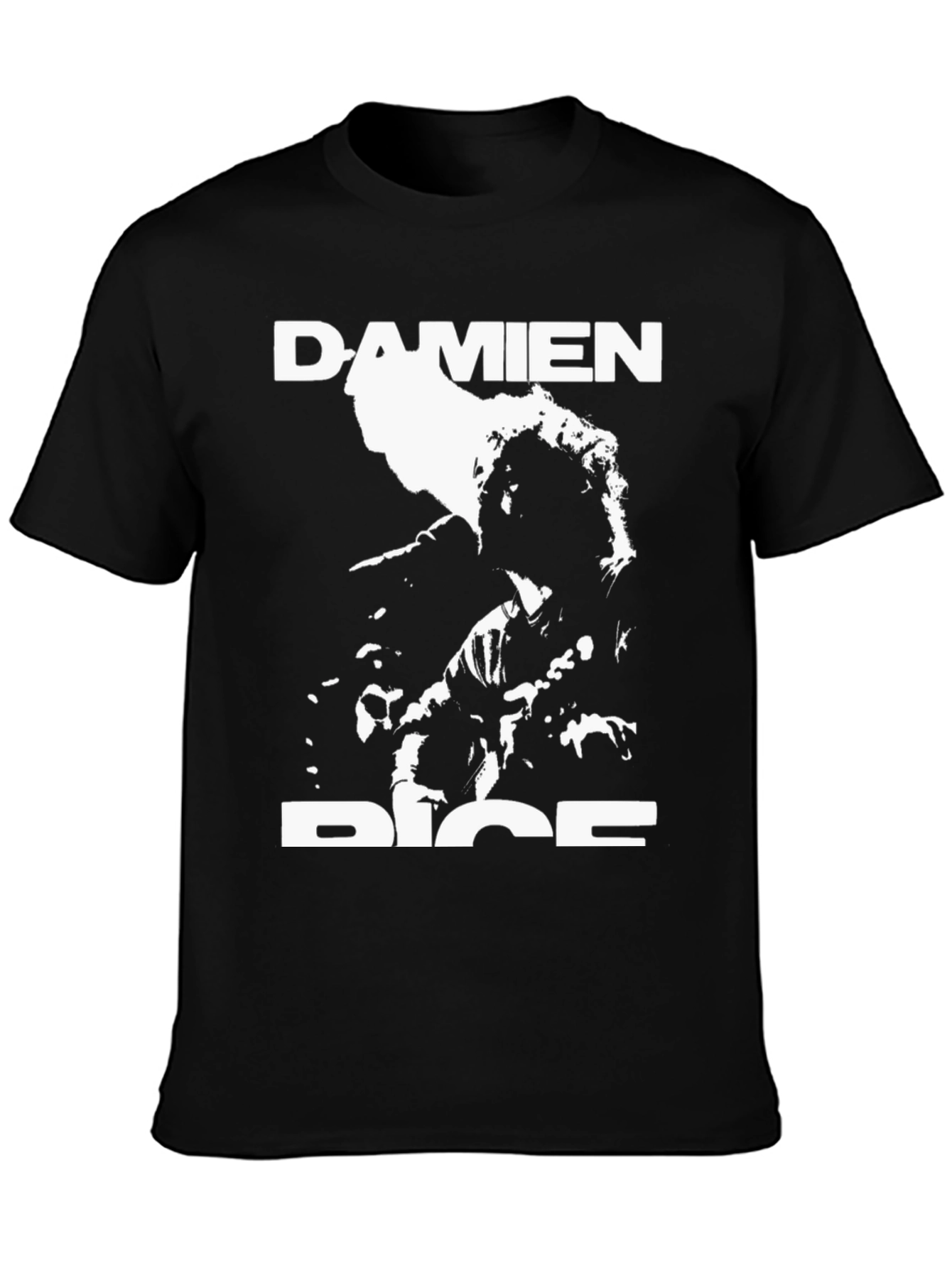 Damien Rice Black Graphic Tee - Music Fan Apparel