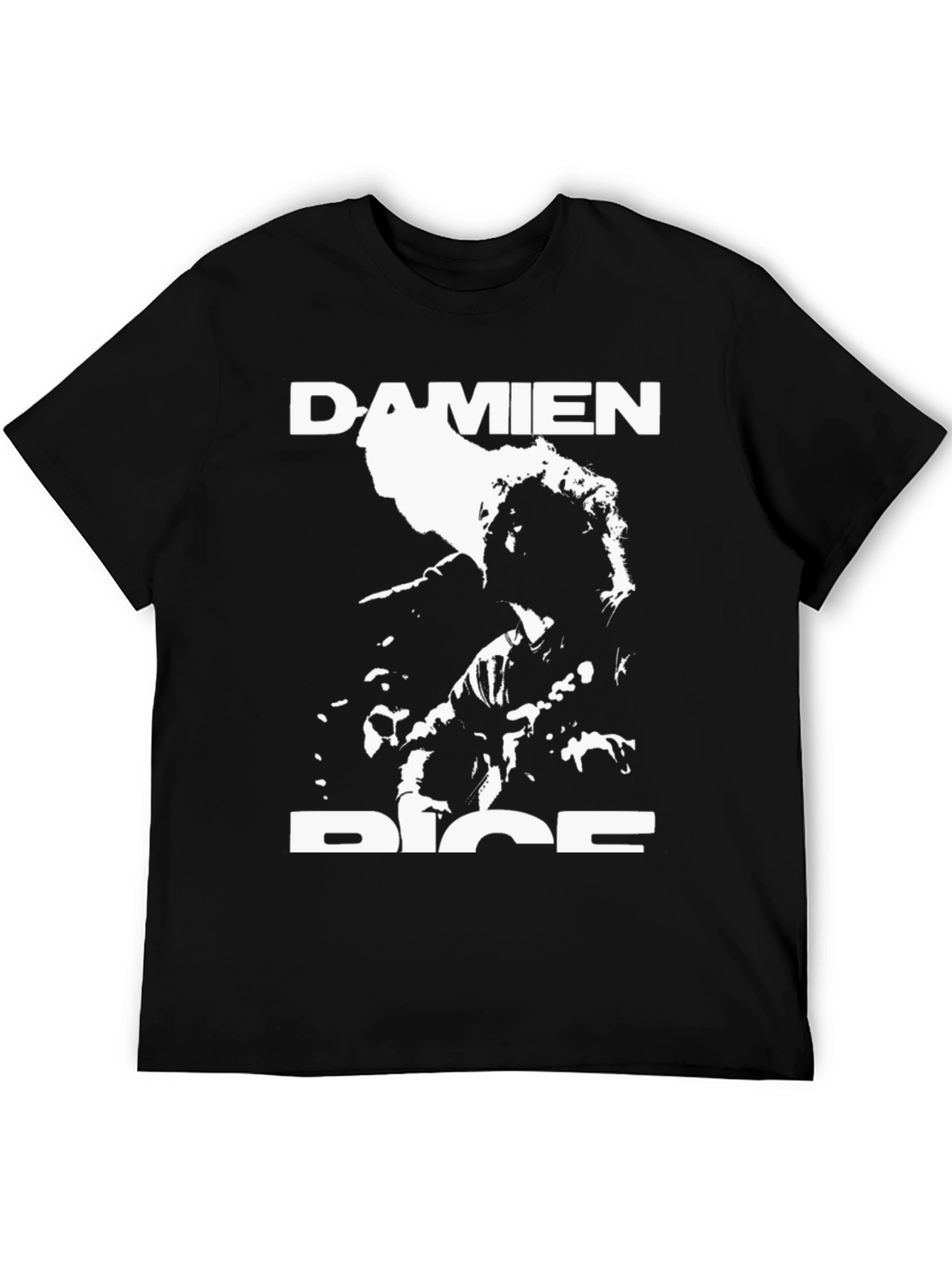Damien Rice Black Graphic Tee - Music Fan Apparel