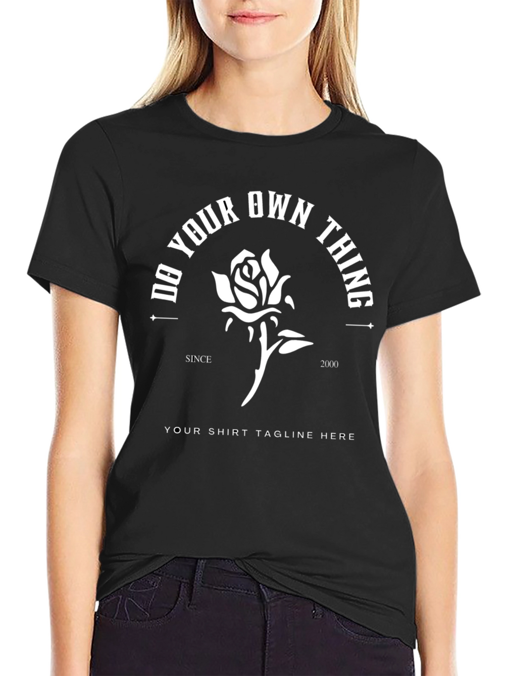 Do Your Own Thing Rose Graphic Tee