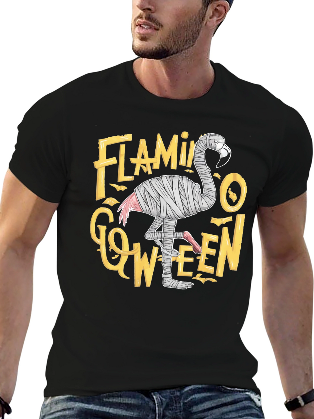 Flamingo-ween Halloween T-Shirt