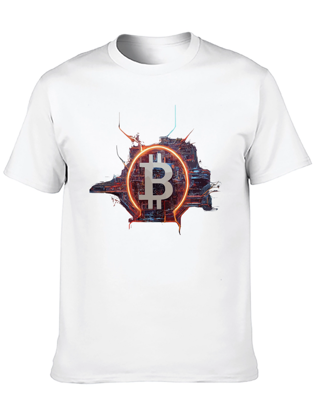 Bitcoin Sci-Fi T-Shirt - Crypto Currency Tee