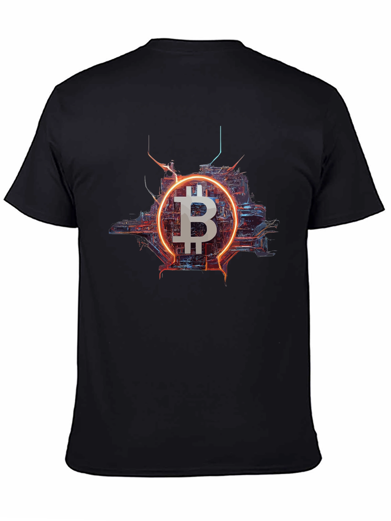 Bitcoin Sci-Fi T-Shirt - Crypto Currency Tee
