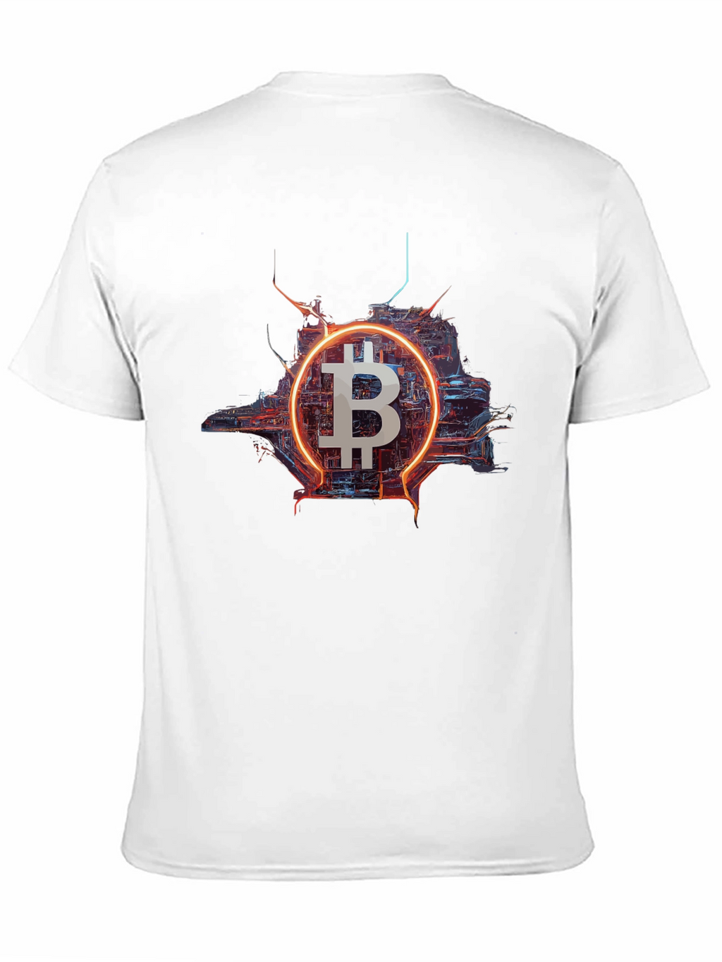 Bitcoin Sci-Fi T-Shirt - Crypto Currency Tee