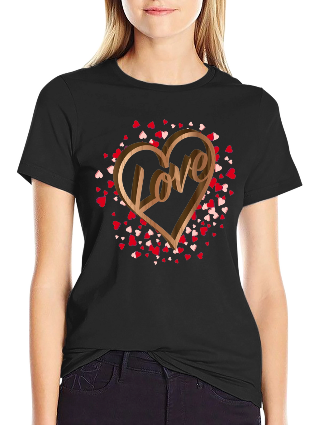 Love Heart Graphic T-Shirt