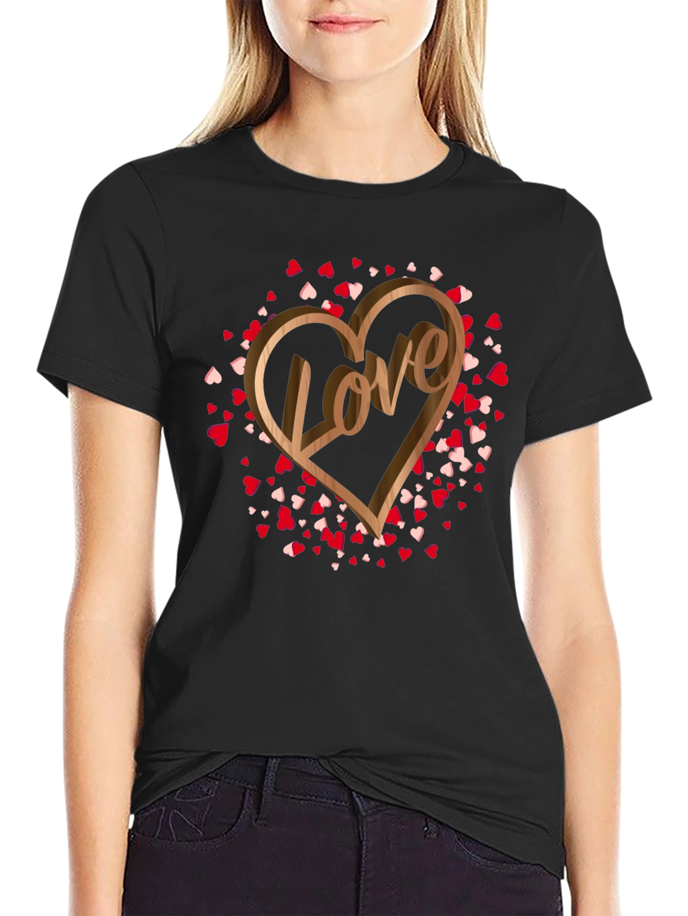 Love Heart Graphic T-Shirt