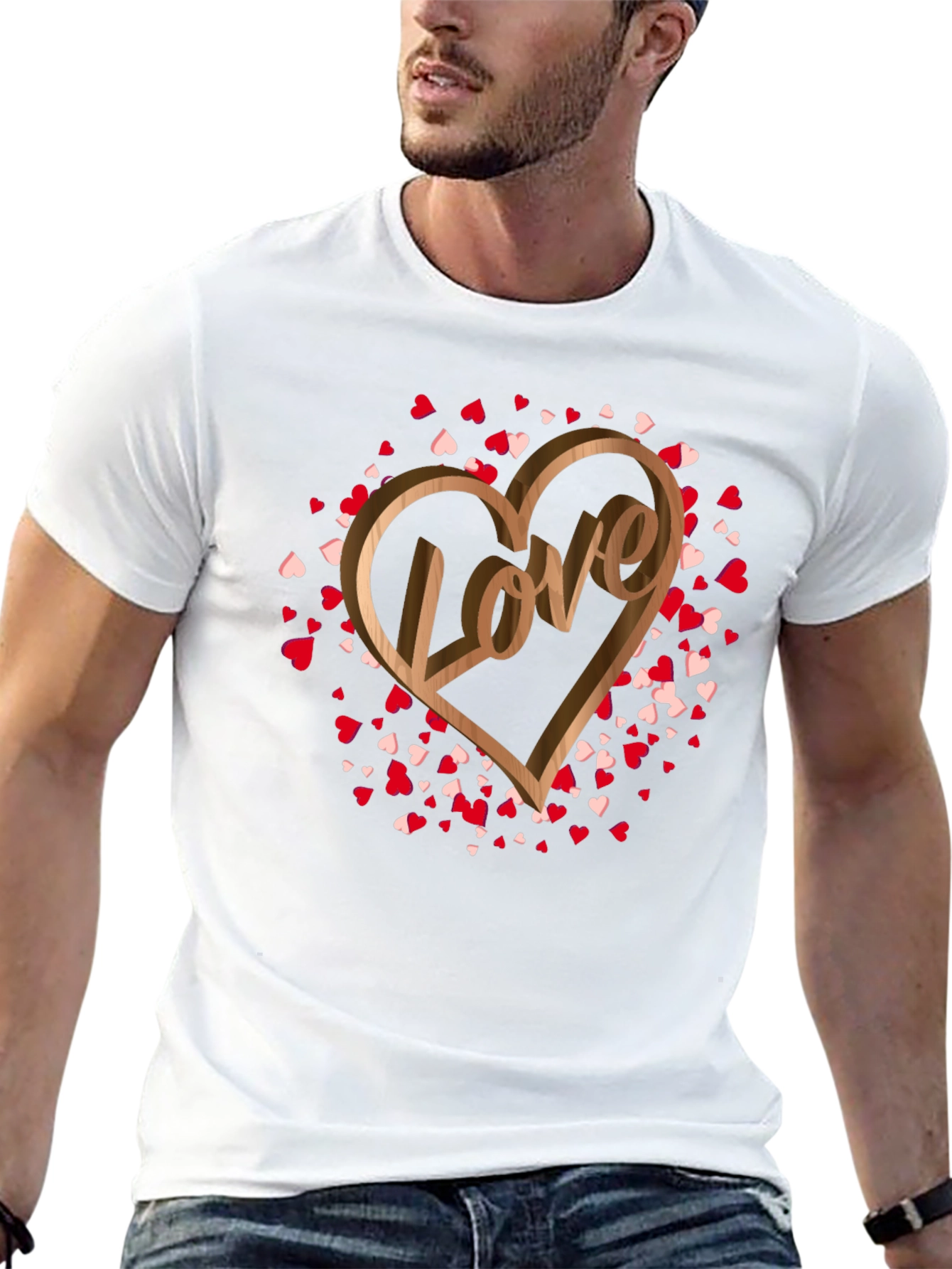 Love Heart Graphic T-Shirt