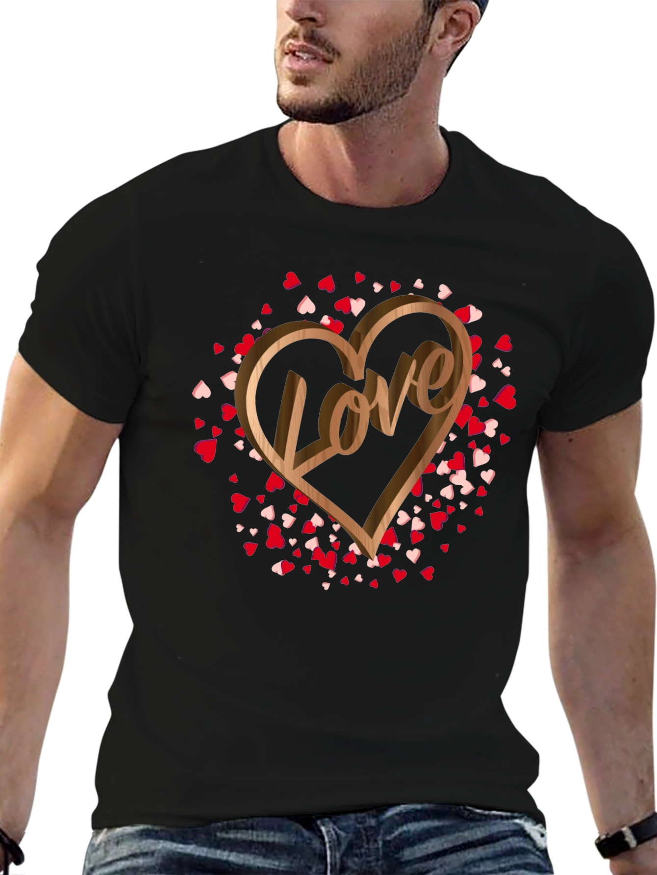 Love Heart Graphic T-Shirt