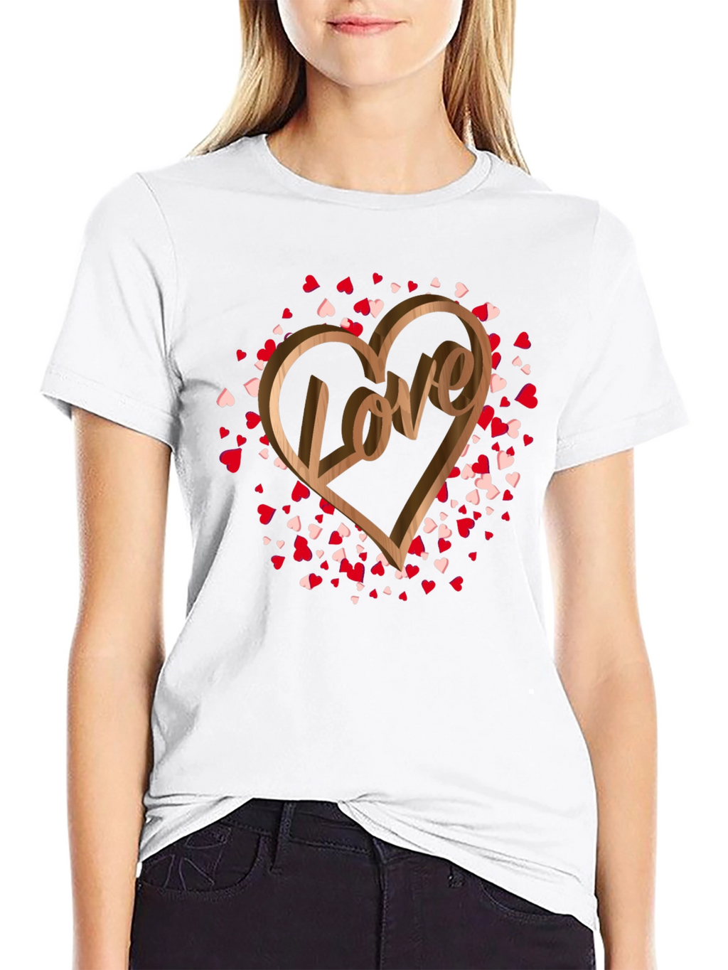 Love Heart Graphic T-Shirt