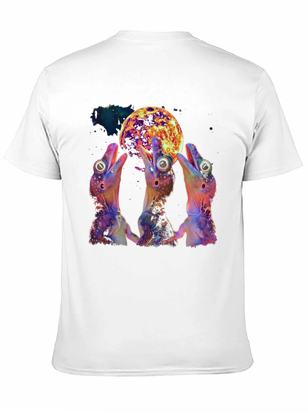 Cosmic Gecko Moon T-Shirt