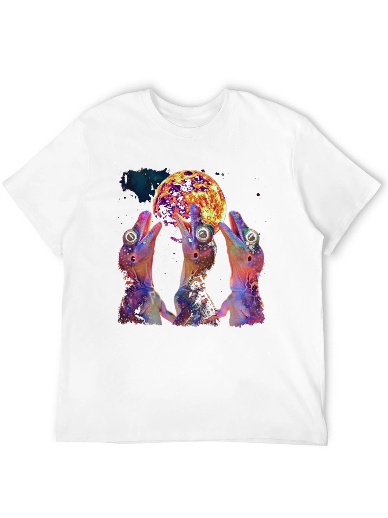 Cosmic Gecko Moon T-Shirt