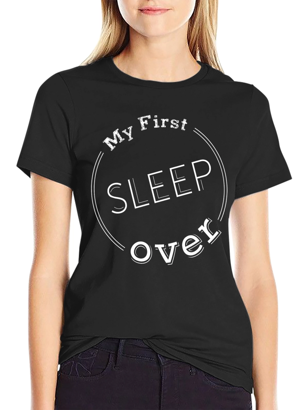 My First Sleepover T-Shirt Funny New Dad Tee