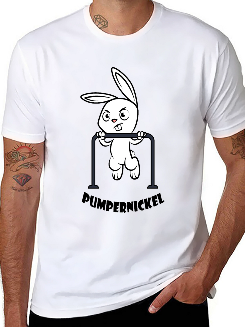 Pumpernickel Bunny Pull-Up T-Shirt