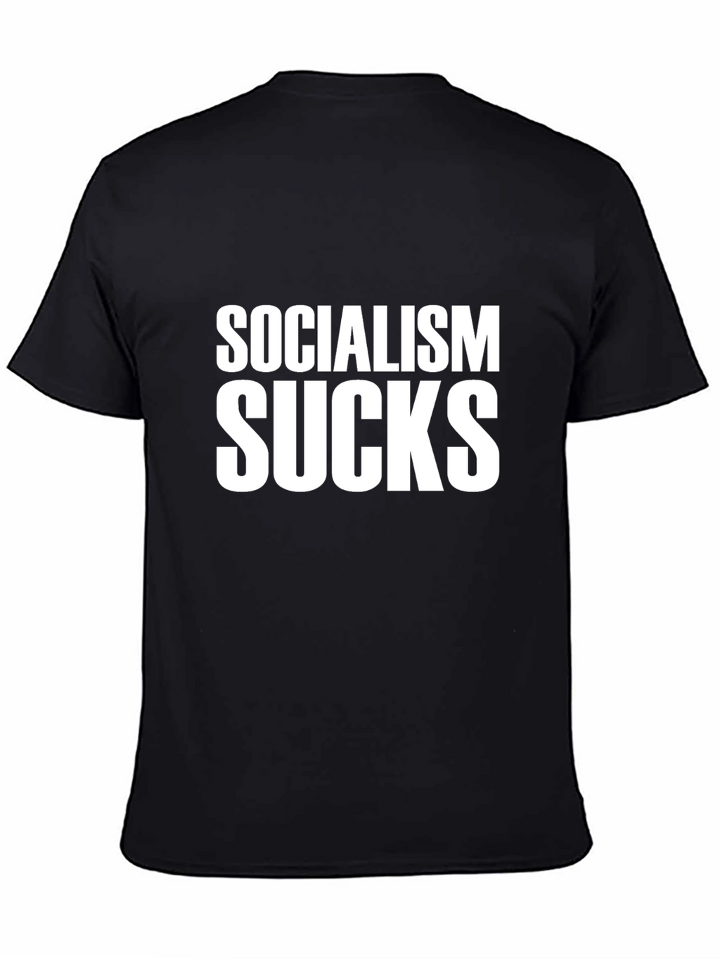 Socialism Sucks Graphic Tee - Black T-Shirt