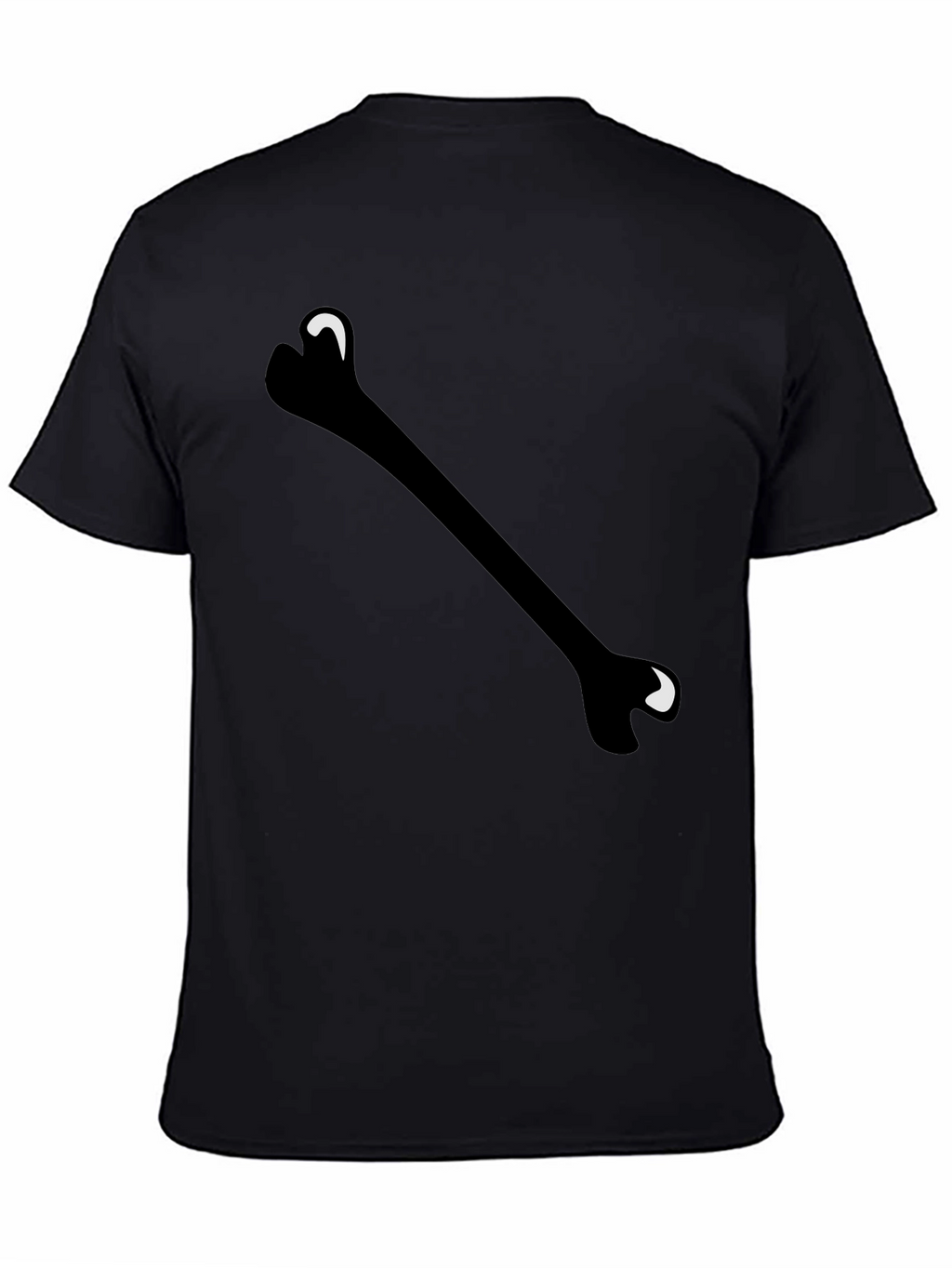 Bone Graphic Black T-Shirt